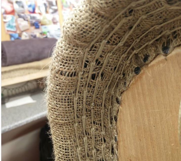 UpholsterySkill's tweet image. Stitch work on a practice sprung arm at the Upholstery Skills Centre. This is all traditional as you can see - some great work! #AMUSF #upholstery #classes #essex