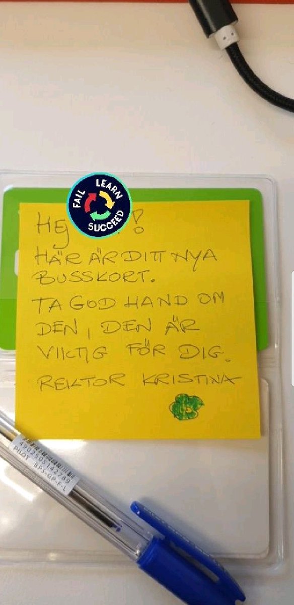 Ögonblicksbild från en rektors vardag 🌺