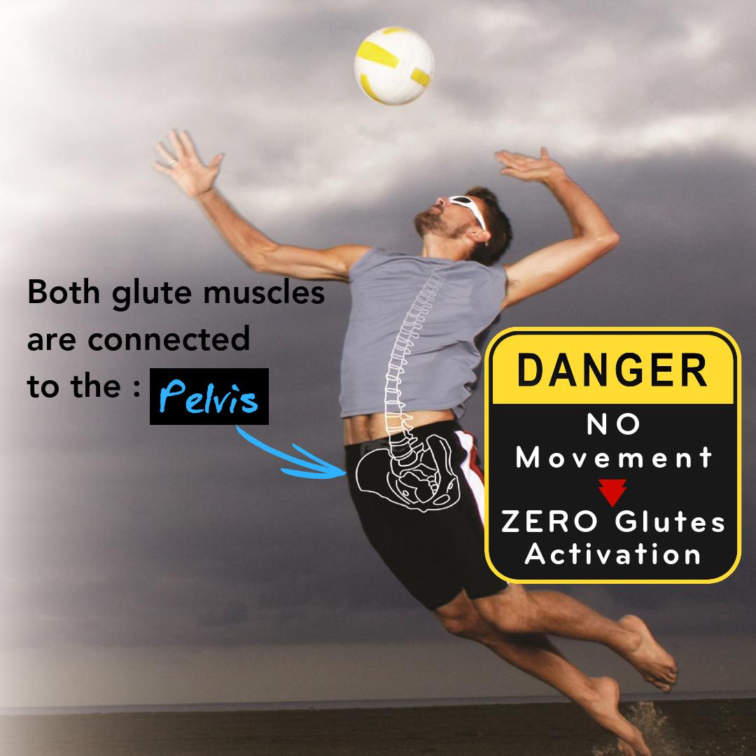 Activate your glutes - it's important to MOVE! #buttology101
