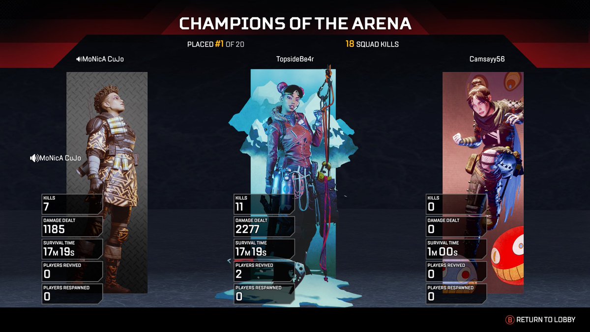 CCBe4r's tweet photo. When that third random quits, just keep pushing #TopsideGaming #champions https://t.co/NCAfqG2qTj