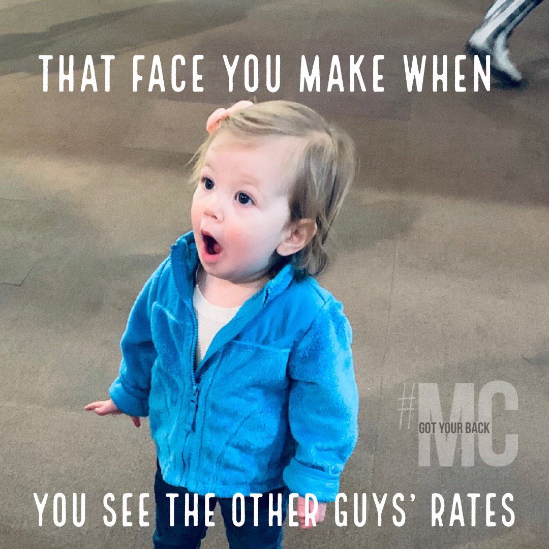 MCGotYourBack's tweet photo. 😳Was this your face when you opened your last renewal from the other guys? #MCgotyourback  Let’s take a look. https://t.co/WKETSzmESW