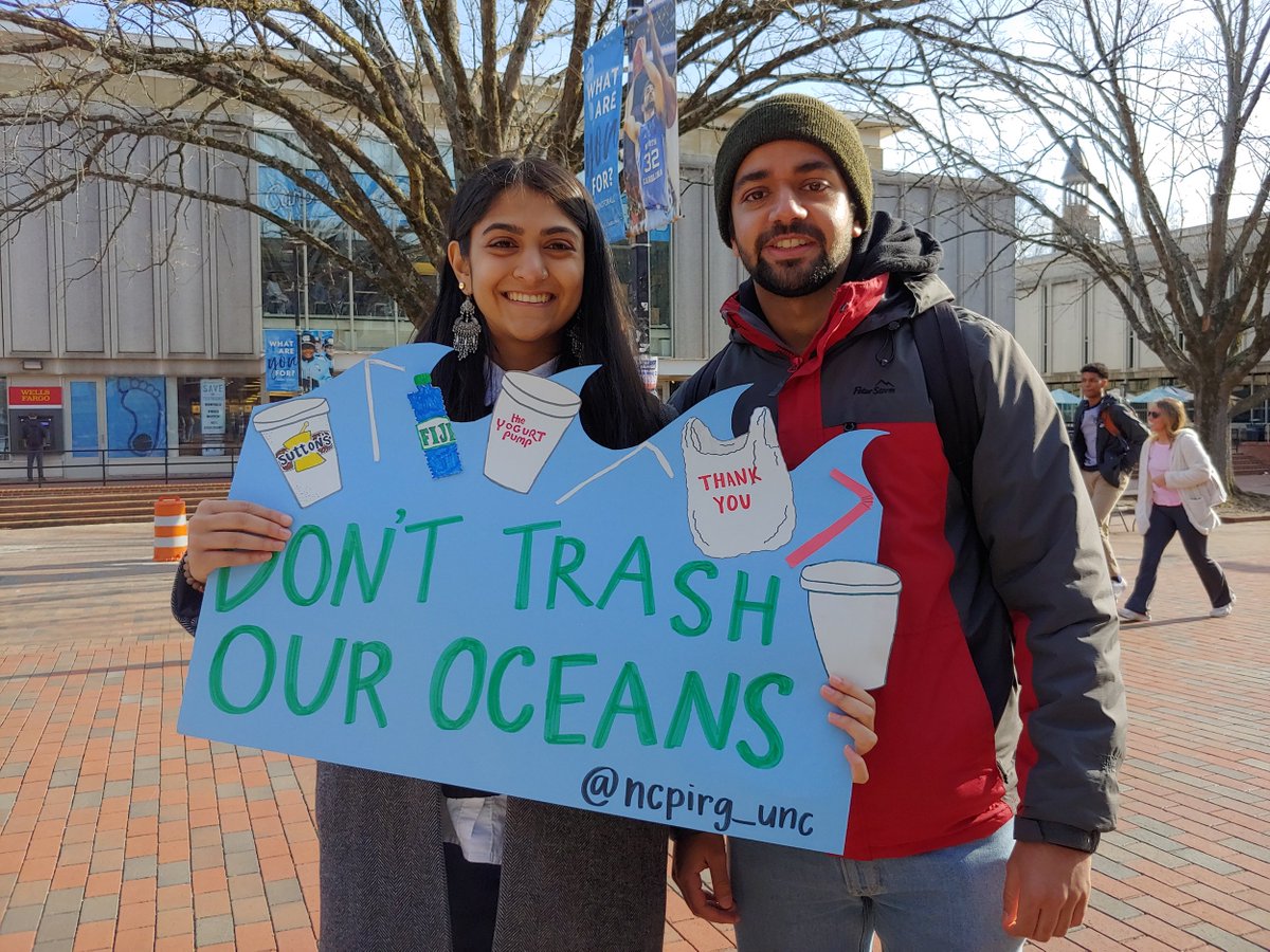 UNC students love <a href="/TheYogurtPump/">The Yogurt Pump</a> and <a href="/Suttons_Drug/">Sutton's Drug Store</a> — that’s why #TarHeelVoicesSay the two restaurants should #BreakFreeFromPlastic and adopt compostable materials!