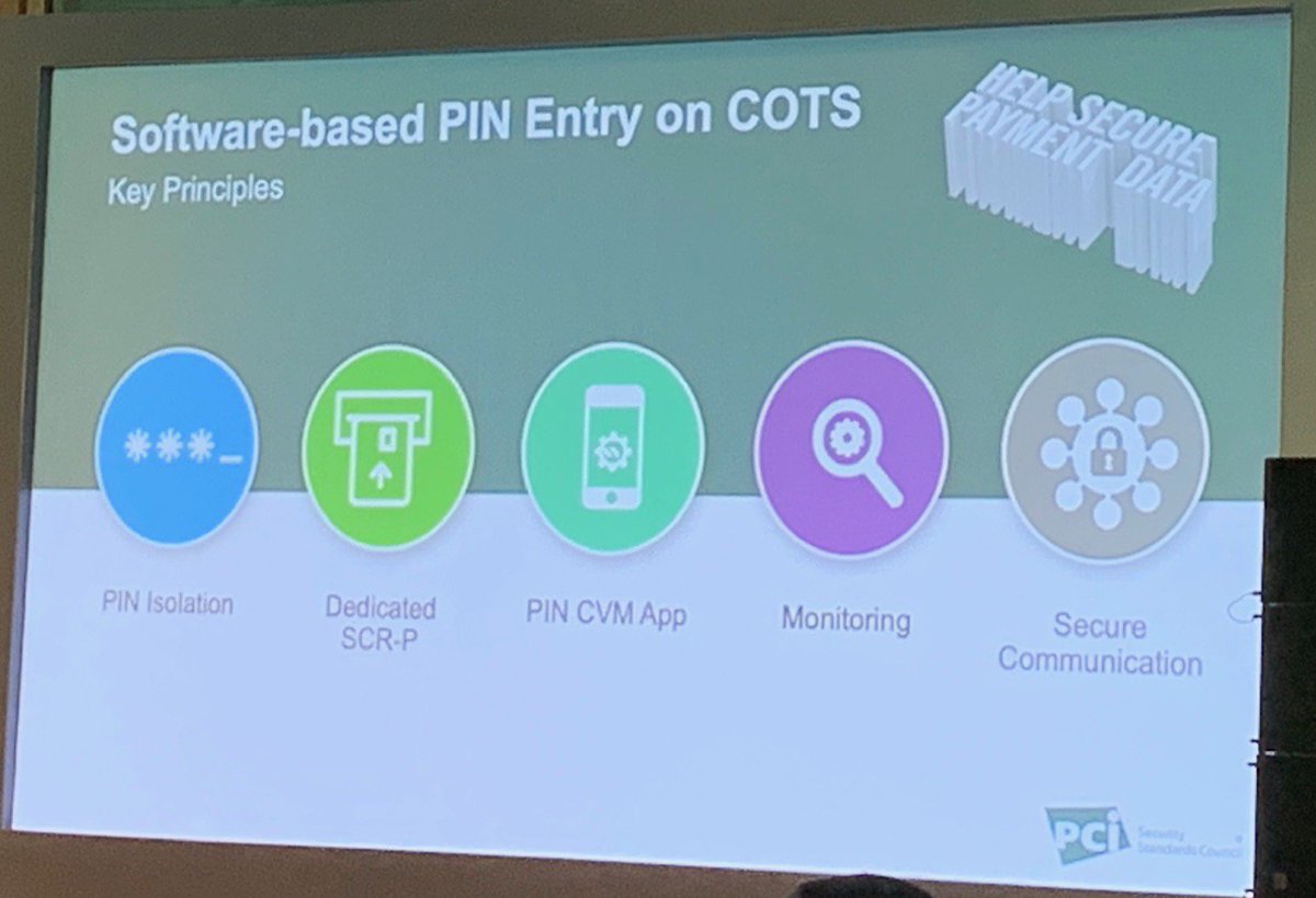 MYPINPAD's tweet photo. Software-based PIN on COTS explained at @PCISSC #PCIIndia #SecurePaymentData #payments Want to know more? See our website https://t.co/c7ugOgPZlr https://t.co/7d6H49NMMc
