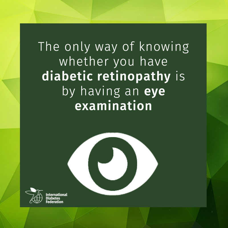 IntDiabetesFed's tweet photo. Diabetic retinopathy affects around 1 in 3 people with #diabetes. Regular eye screening is essential to detect and treat this complication early. https://t.co/jHM0JHpQ7S https://t.co/bD5g1nTarb