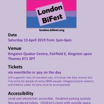 Photo by London BiFest (@LondonBiFest)