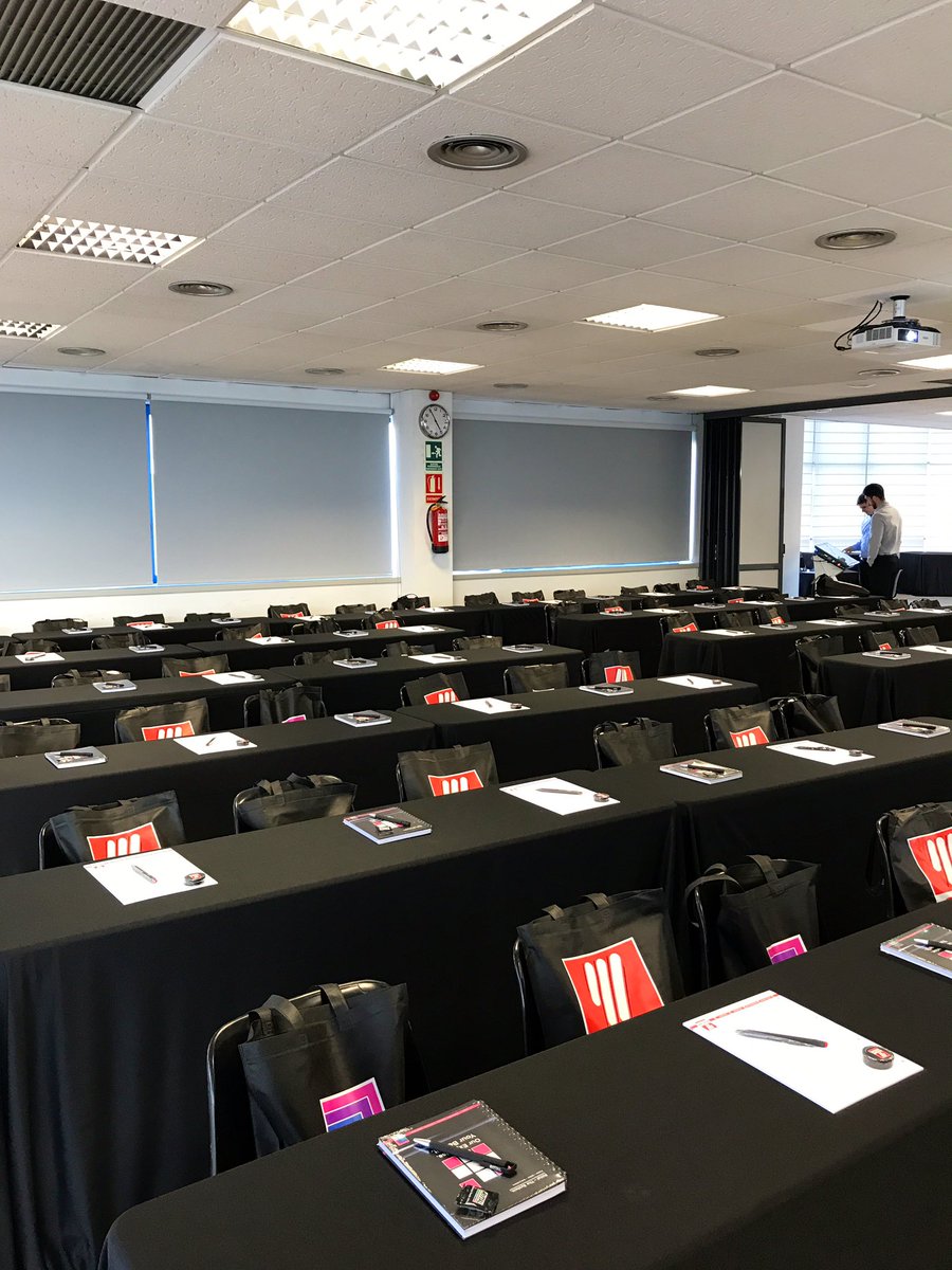 Todo listo para jornada de mañana en Sabadell con <a href="/Rittal_ES/">Rittal ES</a> sobre “Fabricación eficiente de cuadros eléctricos y de control”. Os esperamos!