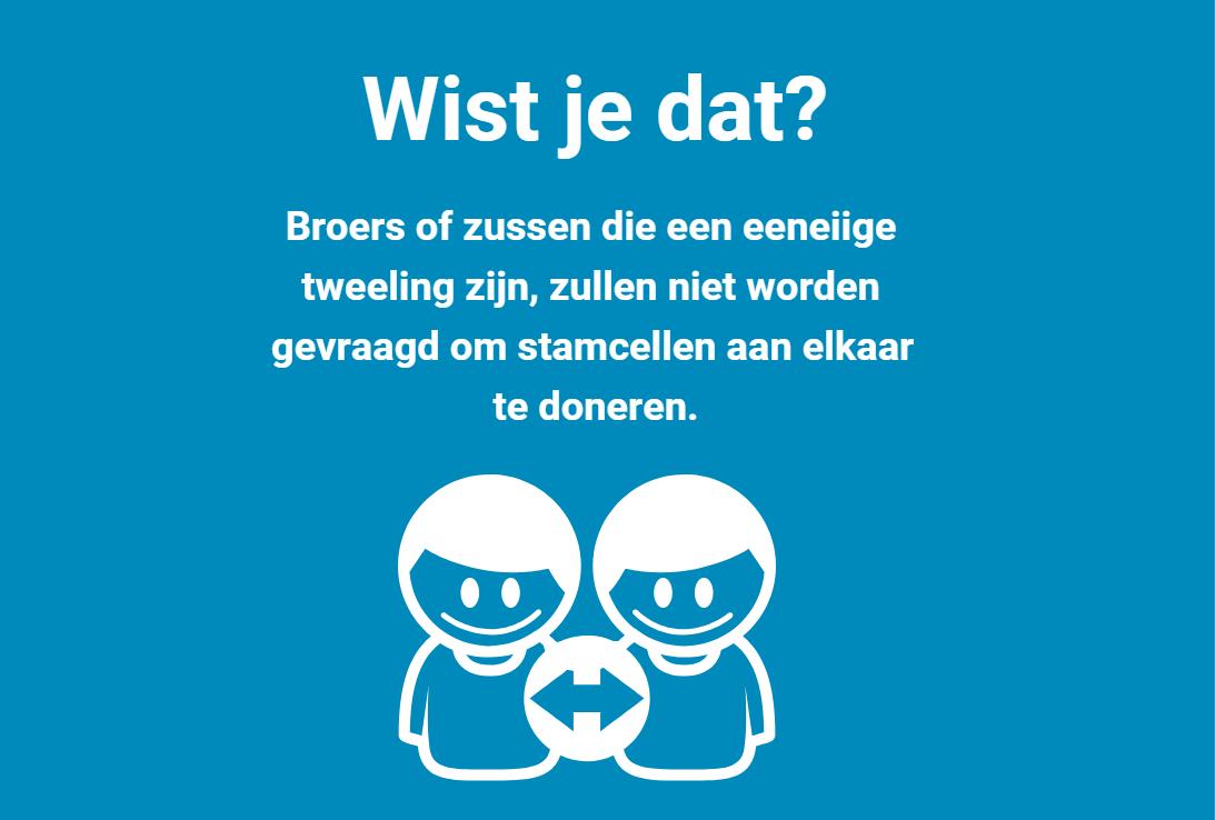 Wil je weten waarom? Op onze site leggen we het uit: matchis.nl/actueel/waarom…
#wistjedat #stamceldonatie #tweeling #stamceldonor