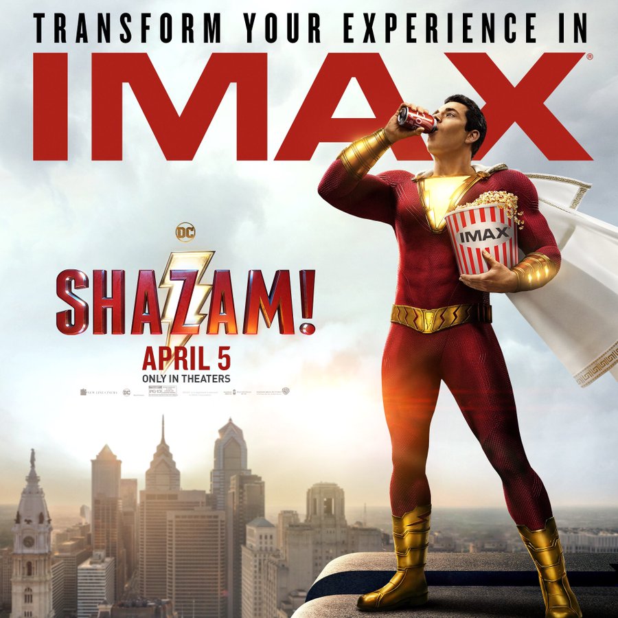 SHAZAM! IMAX Poster Revealed As The Movie Secures A Day 