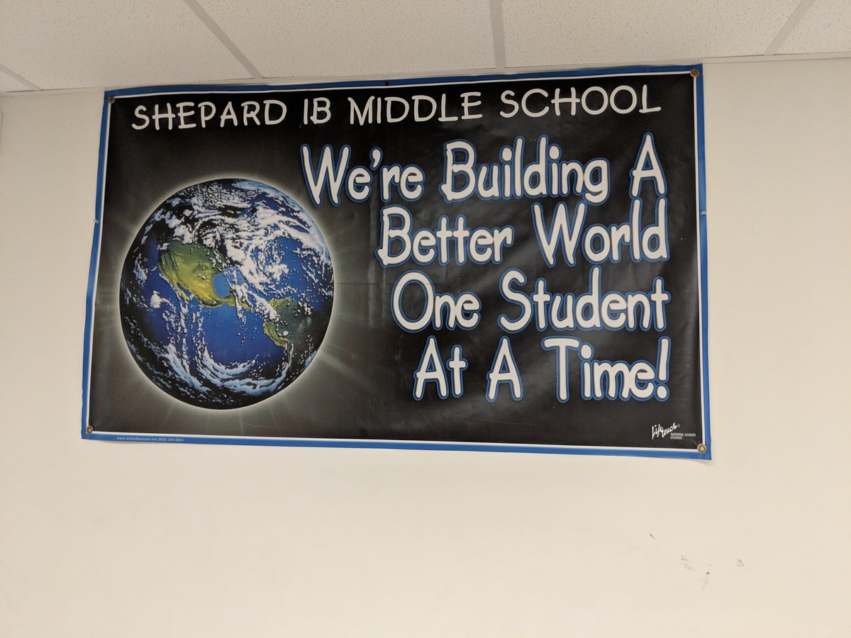 mattiecstewart's tweet photo. A postcard-worthy, beautiful day in #Durham, #NorthCarolina today at #ShepardMagnetMiddleSchool with the 6th, 7th and 8th grade students. Sharing the #ChoiceBus message of the power of education and making good choices. Thanks to @cisnc, @StateFarm & @SF_KimConyers! https://t.co/DmalFgPebS