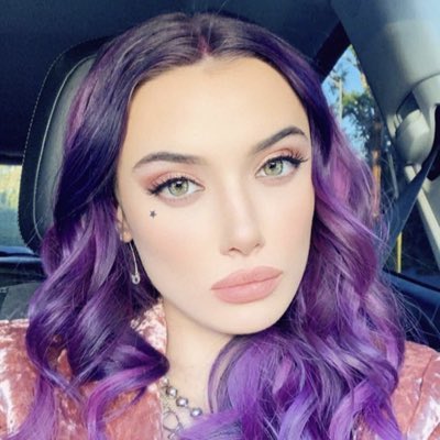 KENZIENOKINZ's tweet photo. kenzie with the purple hair #NewProfilePic https://t.co/YUsibHZ0mx