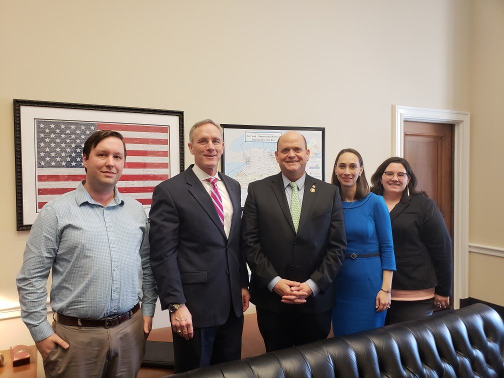 NYFunders's tweet photo. Thanks to @RepTomReed for meeting with us to hear how #philanthropy positively impacts #NY's #Disctrict23!
#FOTH19 #NYFunders https://t.co/EshGiqle6M