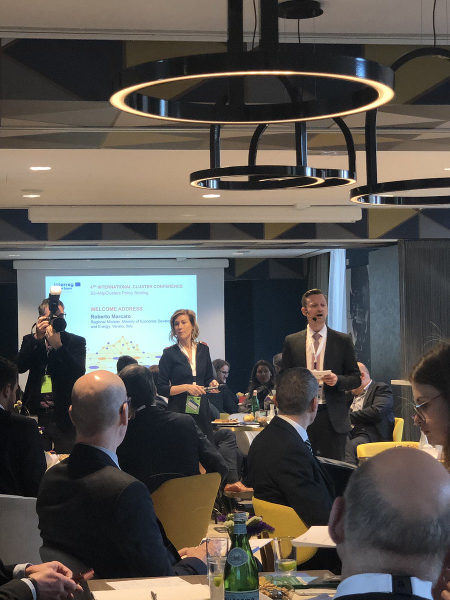 Cluster Smart Cities & Communities - Lombardia (@clussmartcities) on Twitter photo 4th International Cluster Conference is starting. #Venice2019 #S34AlpClusters <a href="/EUAlpineSpace/">Interreg AlpineSpace</a> Thx to <a href="/VenetoInnovazio/">Veneto Innovazione</a> 4th International Cluster Conference is starting. #Venice2019 #S34AlpClusters <a href="/EUAlpineSpace/">Interreg AlpineSpace</a> Thx to <a href="/VenetoInnovazio/">Veneto Innovazione</a>
