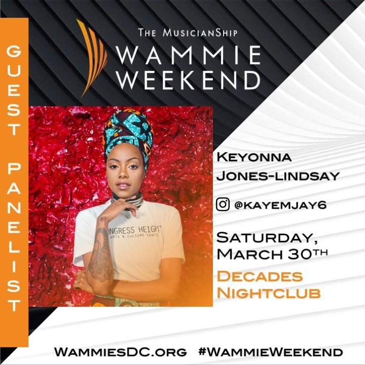 wammiesdc's tweet photo. Day by day, weโre giving you reasons to get your tickets NOW! Check out some of the panelists who will join us at @decadesdc Nightclub . #WammieWeekend is where you need to be!
#TheMusicianShip
#WammieWeekend
#DecadesDC https://t.co/921d2VgZLv