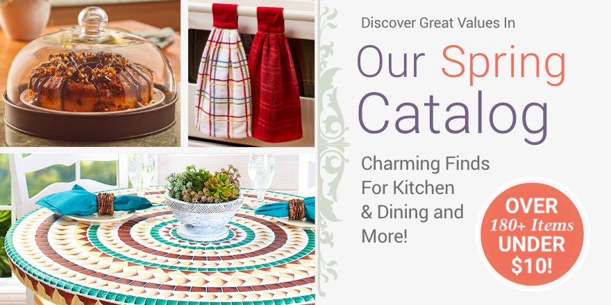LSCollection's tweet photo. Did you get a chance to browse our #SpringCatalog? We have lots of fresh gifts and ideas for #home, #garden and more. What are you favorite items? #values #deals #bargains https://t.co/PgWaXFZobb https://t.co/1I9HOmgIQE