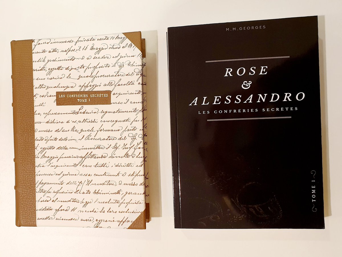 BalaynMaeva's tweet photo. Deux romans, une seule histoire, deux éditions 😍 "Rose et Alessandro tome 1 : les confréries secrètes" #Book #roman #fantasticbooks #lecture #lecturedumoment #livres #financementparticipatif https://t.co/ryUlByKZKB