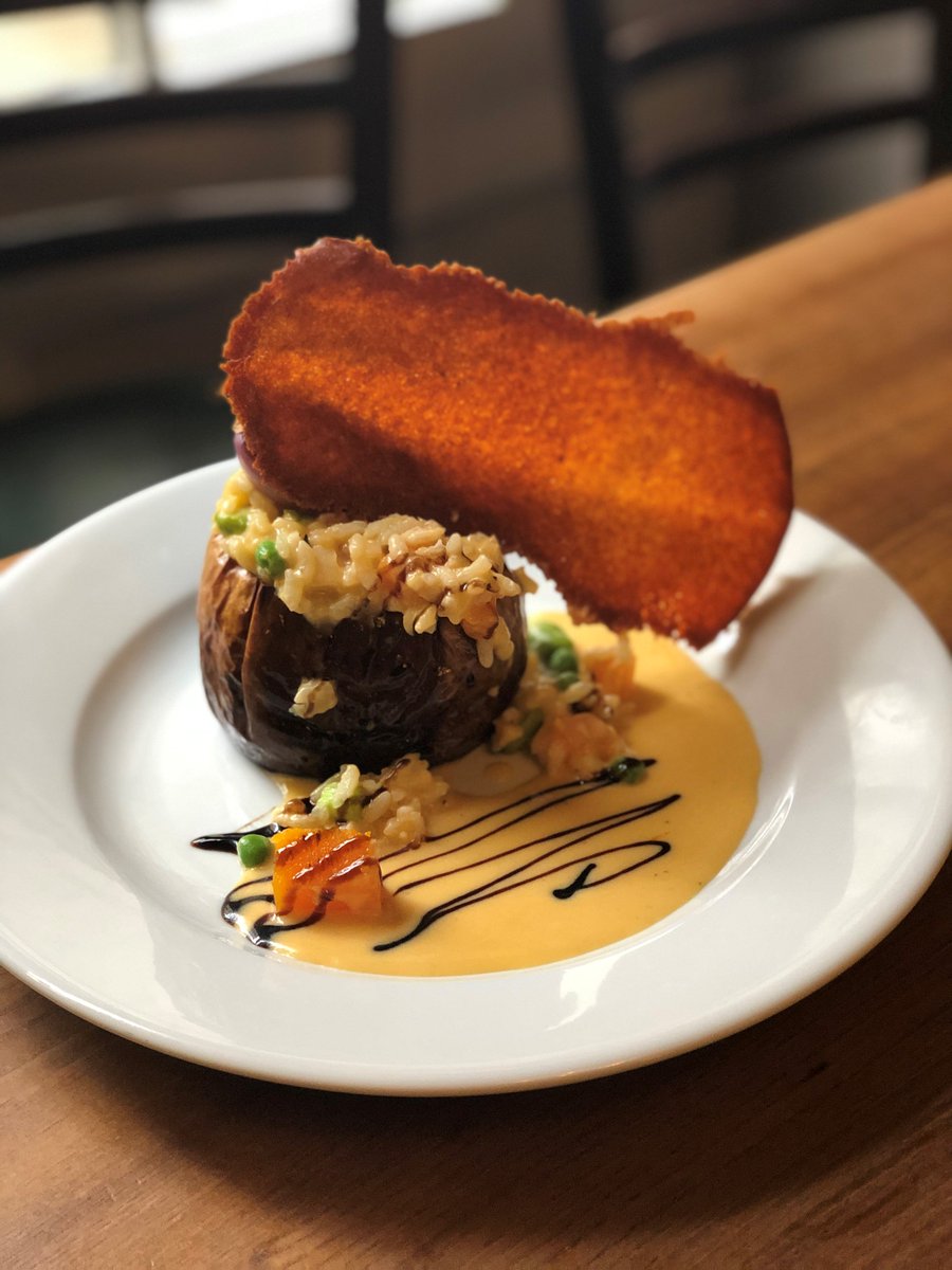 GeorgeHFrome's tweet photo. Our roasted butternut squash and pumpkin risotto is selling out this week! 
#southwestfood #springspecials #EatLocal #powerofthepumpkin https://t.co/UQeASioOUO