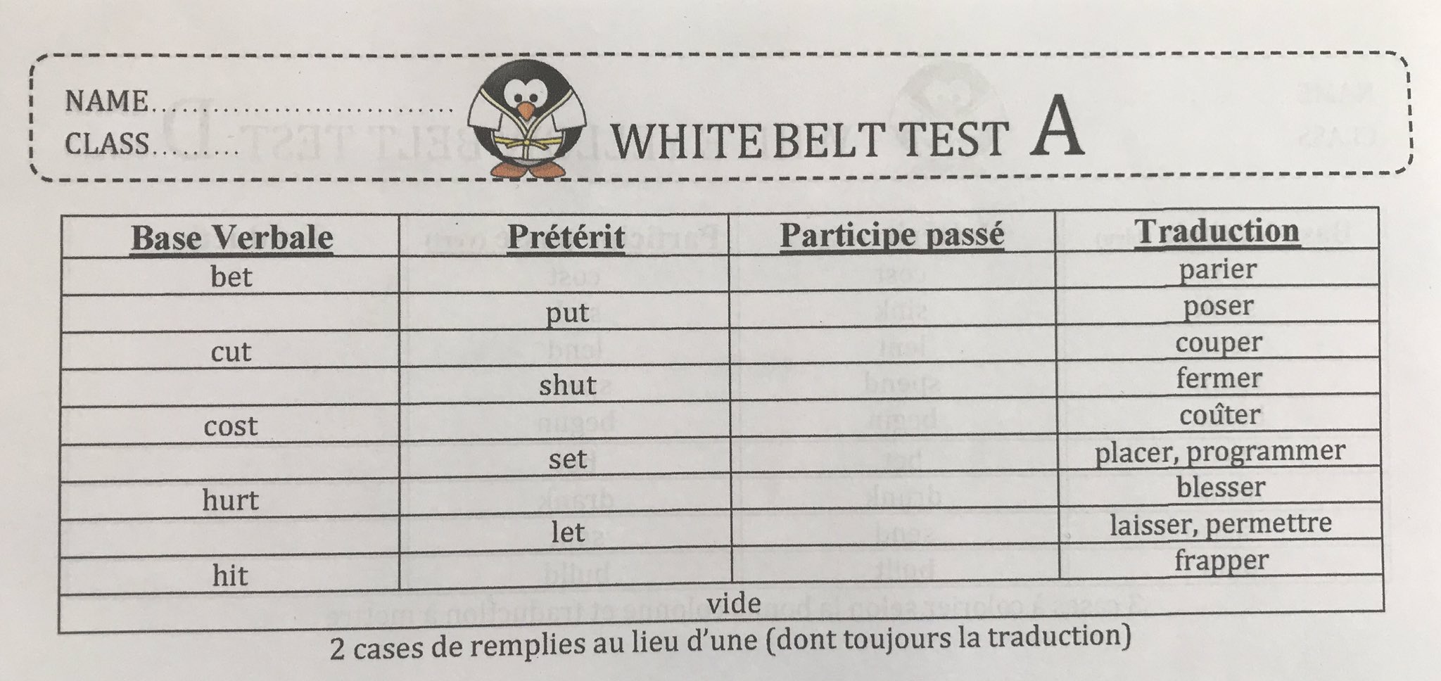 Laure Savourat On Twitter Tests Pour La Nouvelle Version Dys De Mes Ceintures De Verbes Irreguliers Les Eleves Concernes Penchent Pour A Puis D Puis B Input Welcome Ceinturesdecompetences Verbesirreguliers Dys