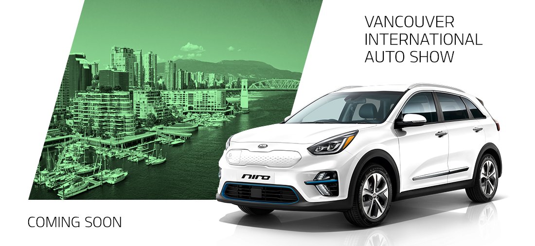 KiaCanada's tweet photo. It’s almost time to get your exclusive first look at the 2019 #KiaNiroEV at the @VanAutoShow. Check it out at the Kia booth from March 19th to 24th. #VanAutoShow19 https://t.co/ulxmiawkZq