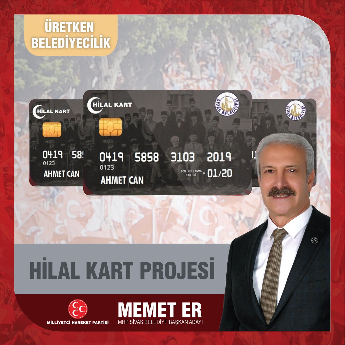 memetermhp's tweet photo. HİLAL KART PROJESİ
Değerli Hemşehrilerim,
Hilal Kart Projemiz gıda bankasının alternatifi olarak değil ilave ek bir uygulama olarak devreye girecek. İhtiyaç sahibi vatandaşlarımız temel ihtiyaçlarını, belirleyeceğimiz iş yerlerinden bu kart aracılığı ile alabilecek. https://t.co/cxRn0BPkLC