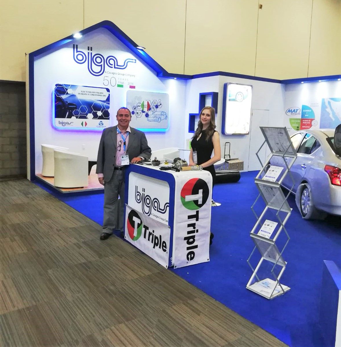 CavagnaGroup's tweet photo. #Day3 at #AltFuels 2019. Have you already visited BIGAS / MAT booth at World Trade Center in #MexicoCity? Our Sales Managers are waiting for you to show you our #alternative #fuels product lines!
#lpg #cng #reducer #MadeInItaly #injectionsystem #easygas #switch #engine #injector https://t.co/sZBMnqWsMT
