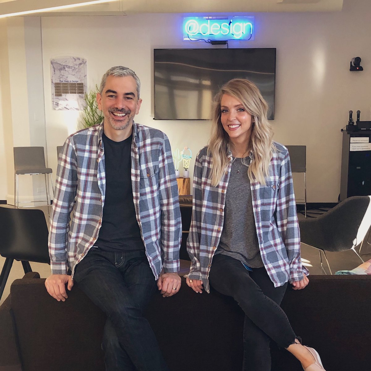 tinastsh's tweet image. It’s Twinsie day on the plaidform team! @designtwinsies