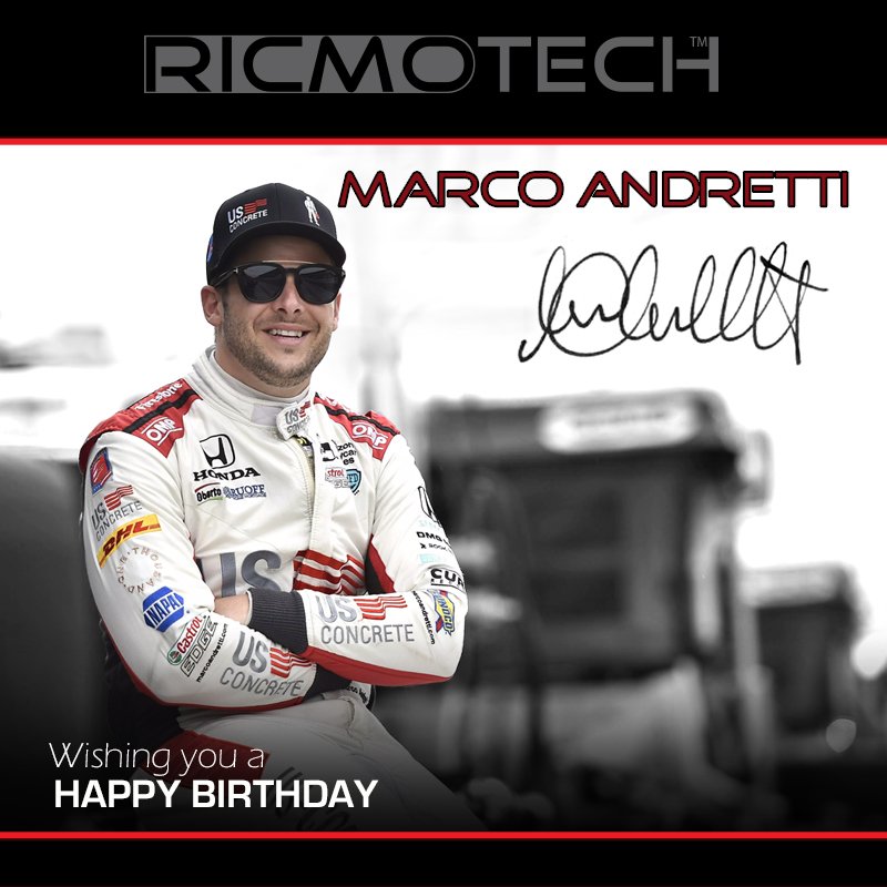 Ricmotech wishes to Marco Andretti a very Happy Birthday!    