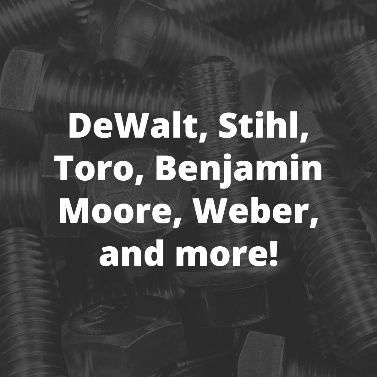 TrueValuePlus's tweet image. We have the most reliable brands, all for you!