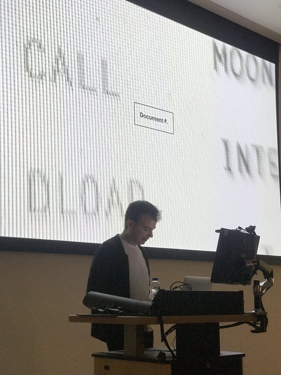 ual_cci's tweet photo. Document 1. Public Symposium kicking off with @filipvisnjic from @creativeapps 💪💫✨ #document1 https://t.co/3czG3kSYQf