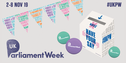 UKParlEducation's tweet photo. Has your school signed up for UK Parliament Week (2-8 Nov)? 🤔

It's a great way to start a conversation with your students about their @UKParliament. Sign up and you'll get a free kit to help make your activity a success! #UKPW

✅ https://t.co/v5zAIw1ZNw https://t.co/h81I4wa5J4
