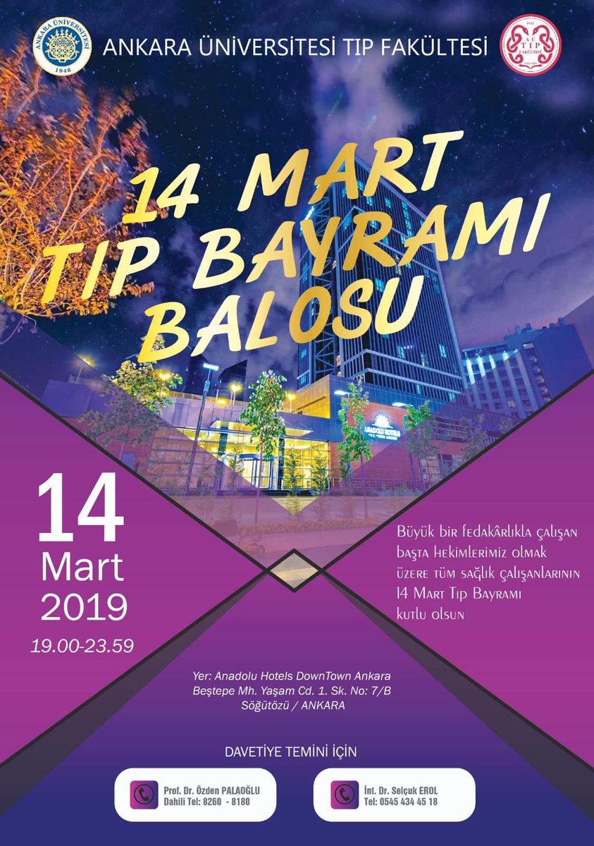 Tıbbıyelilerin bağımsızlık mücadelesinin 100. Yılında Tüm hekimlerin ve sağlık çalışanlarının 14 Mart Tıp Bayramı Kutlu Olsun 😊
#14MartTıpBayramı