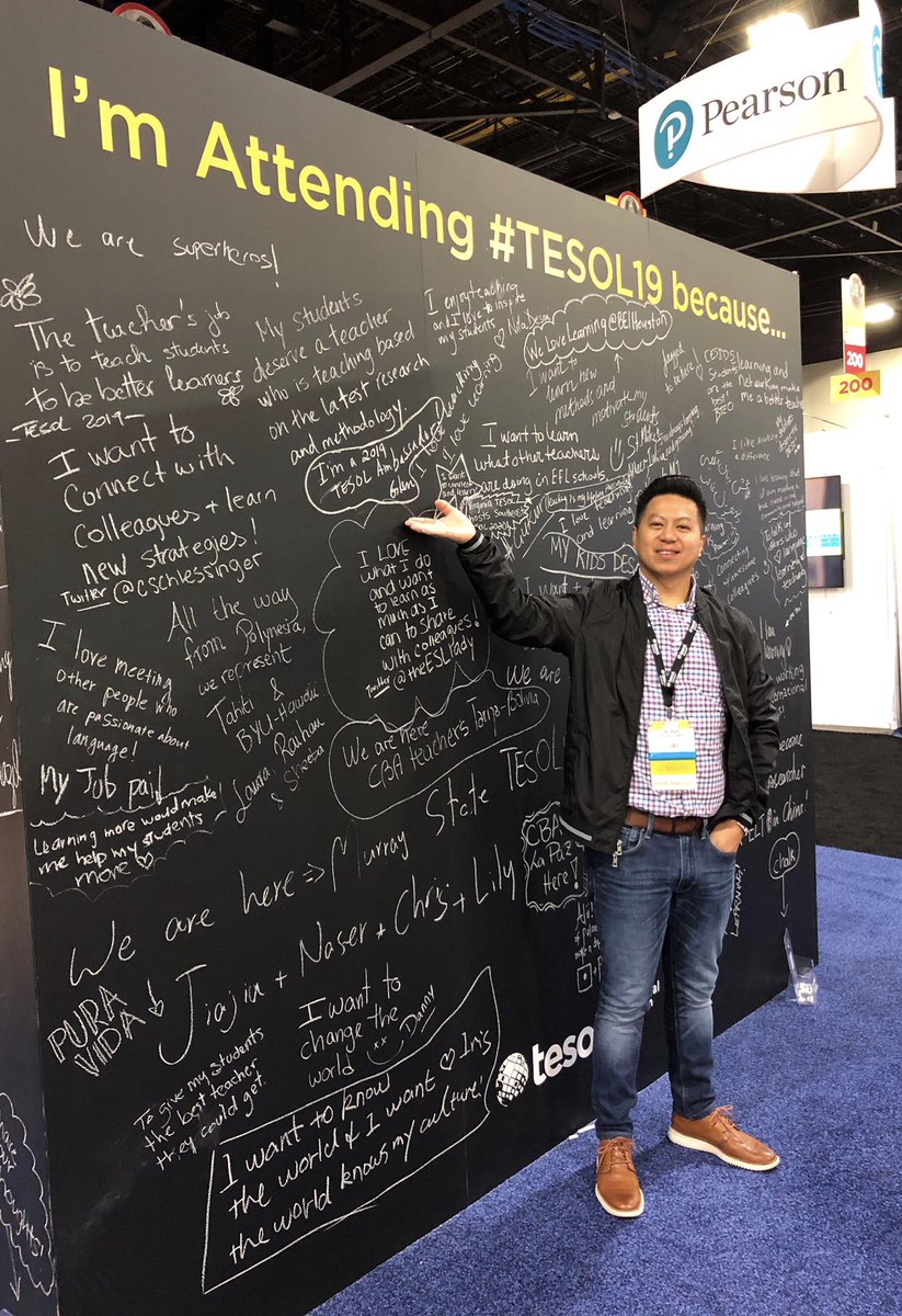 alejandro_glen's tweet photo. I’m attending #TESOL19 because I’m a 2019 #TESOLAmbassador.
#myTESOL19 https://t.co/kFXkoBKeMt