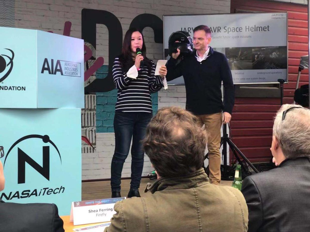 JarvisHelmet's tweet photo. We are thrilled to be one of @NASA's iTech Top Ten Innovators.
#SXSW #NASA https://t.co/djXP4Rzypu