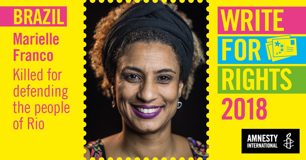 🏳️‍🌈#MarielleFranco luchó en favor de las mujeres negras, las personas LGBTI+ y la gente joven de comunidades marginadas y condenó los asesinatos de la policía
🏳️‍🌈Hace un año fue asesinada, <a href="/jairbolsonaro/">Jair M. Bolsonaro</a> el mundo quiere saber quién mató a Marielle