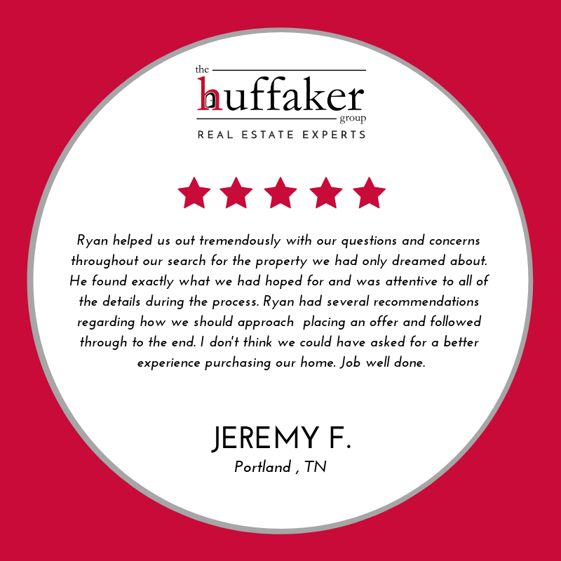 HuffakerGroup's tweet photo. Thank you Jeremy for your kind words! We are thrilled you had a great experience with Ryan and The Huffaker Group!

#Nashville #NashvilleLiving #615RealEstate #RealEstate #ClientsFirst #CustomerService #Huffaker #KellerWilliams https://t.co/SeSfRCThDT