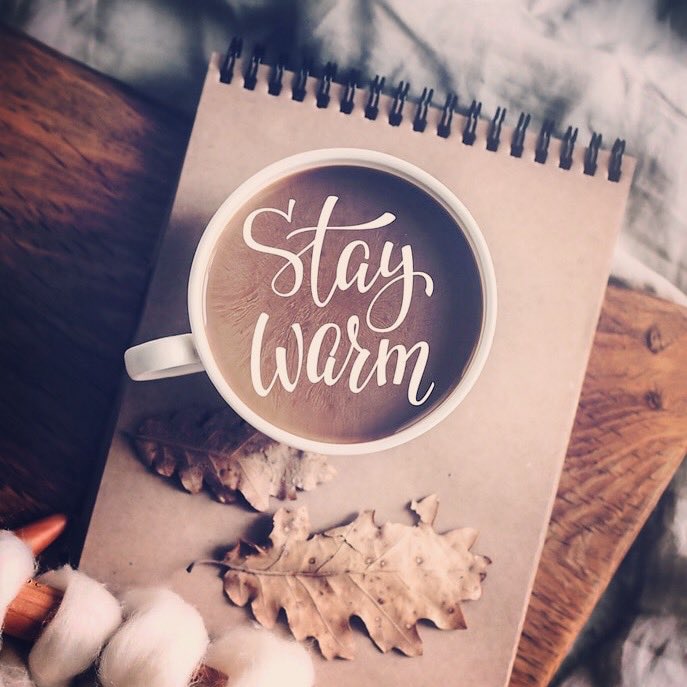 Stay warm and take advantage of our snow day with a cup of hot chocolate, Rams ☕️❄️