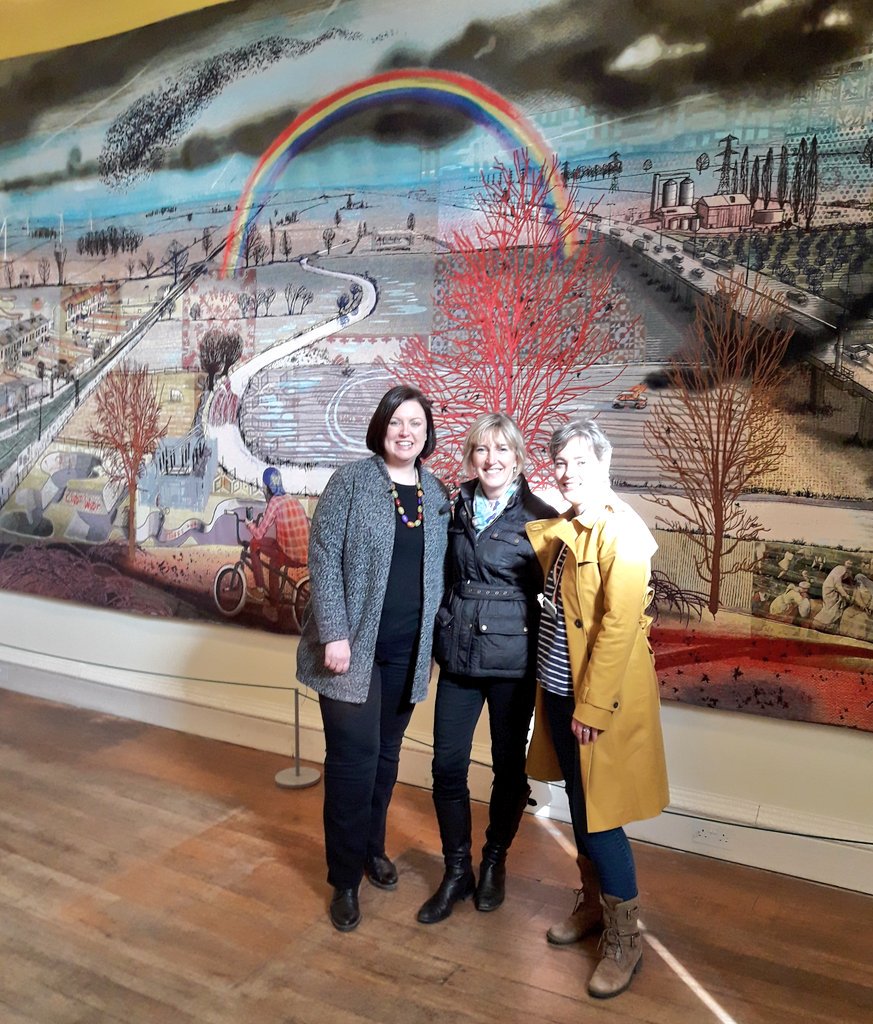 NTCroome's tweet photo. We were delighted to welcome our Director General Hilary McGrady @HMcG_DGNT at Croome today. We enjoyed sharing artworks by @AmyJayneHughes @antonybridge &amp; @Alan_Measles and discussed lots of plans for the future! https://t.co/b1kSVWGEHk