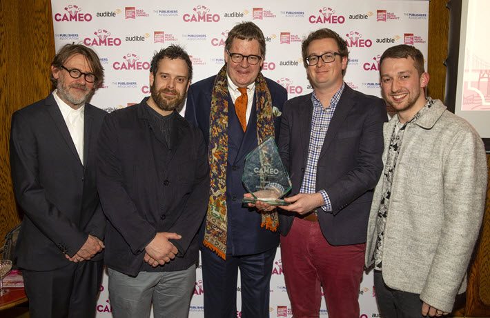 ToastPlay's tweet photo. 📸📸📸 Look at the lovely #ToastPlay boys! ❤️🍞❤️ @LBandSW #CAMEOAwards: 'Book (@NigelSlater) to Stage (@FillouxPastry)' 🏆🍞🏆 #Toasty https://t.co/dxmBZRrMyQ