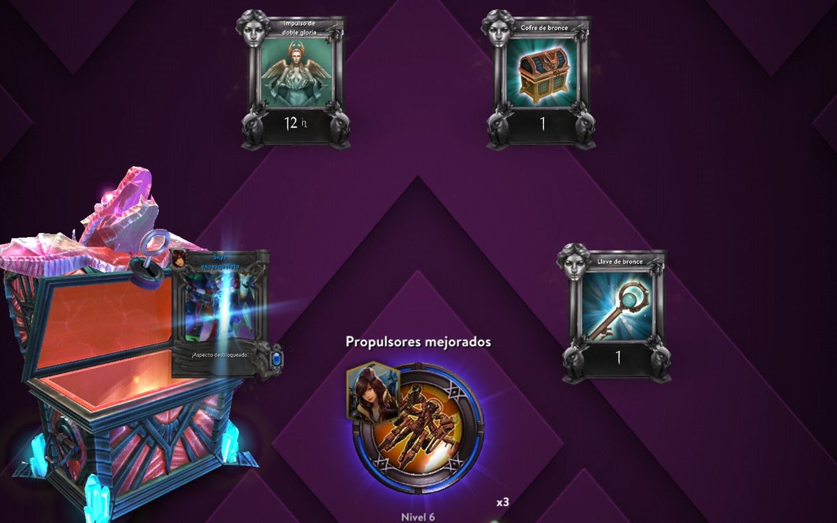 <a href="/VaingloryES/">Vainglory Español</a> soy afortunado, Skye Exoesqueleto me salió a la primera