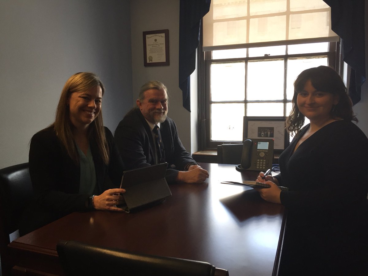 ASA_SciPol's tweet photo. Thanks to @RepWebster staff for meeting with @ashevenell & @lynyrdsmyth for #ClimateScienceDay https://t.co/gIHUTbx634