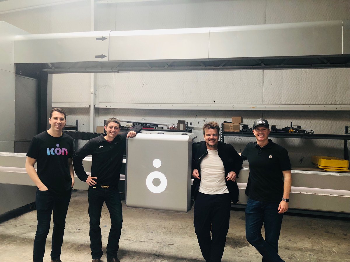 .<a href="/BjarkeIngels/">BjarkeIngels</a> Thank u for visiting <a href="/ICON3DTech/">ICON</a>’s lab &amp; seeing how u can go from “fantasy to matter instantaneously” #3DPrinting #homes #innovation