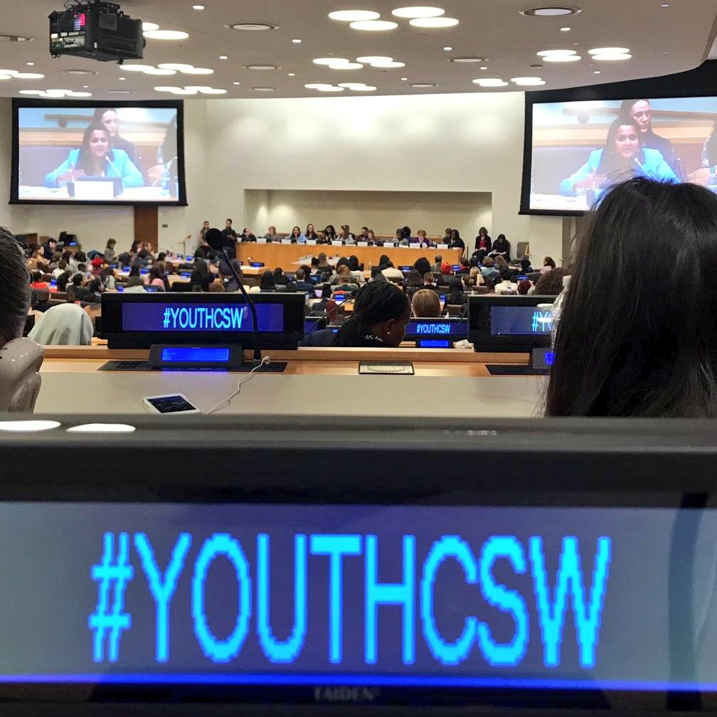 YWCAAus's tweet photo. "through a single tweet, you can hold policy makers accountable" @jayathmadw #UN SGs Envoy on #Youth @officeforwomen @ScottMorrisonMP  #thefutureisintersectional #youthcsw #csw63 #YWCouncil https://t.co/o8LMvd1Iz2