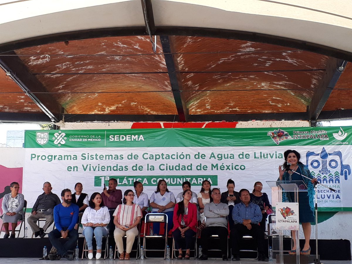 ClaraBrugadaM's tweet image. El Programa Sistemas de Captación de Agua de Lluvia es implementado por el @GobCDMX y marca el inicio de un cambio en el modelo de gestión del agua, enfocado a resolver el problema de escasez que hemos sufrido históricamente en #Iztapalapa.
