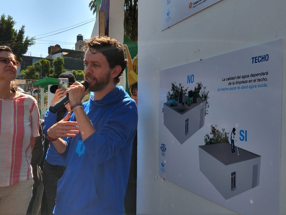 ClaraBrugadaM's tweet image. El Programa Sistemas de Captación de Agua de Lluvia es implementado por el @GobCDMX y marca el inicio de un cambio en el modelo de gestión del agua, enfocado a resolver el problema de escasez que hemos sufrido históricamente en #Iztapalapa.