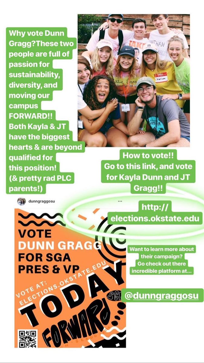KaylaJ_Dunn's tweet photo. 🚨THE POLLS CLOSE TODAY AT 5:00🚨

Vote Dunn•Gragg at https://t.co/6qtvSedlR8 https://t.co/v7p0IpBzpd