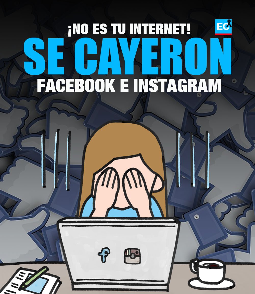 elcomerciocom's tweet photo. ¡Deja de reiniciar tu internet! Facebook e Instagram reportan este 13 de marzo del 2019 fallas de conexión a nivel mundial » https://t.co/kHV7Z8OFOr https://t.co/DYDcIjT4ZW