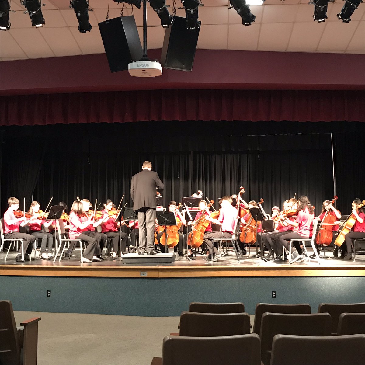 RVMS 8th grade orchestra playing a beautiful piece of music. #RVMSRocks