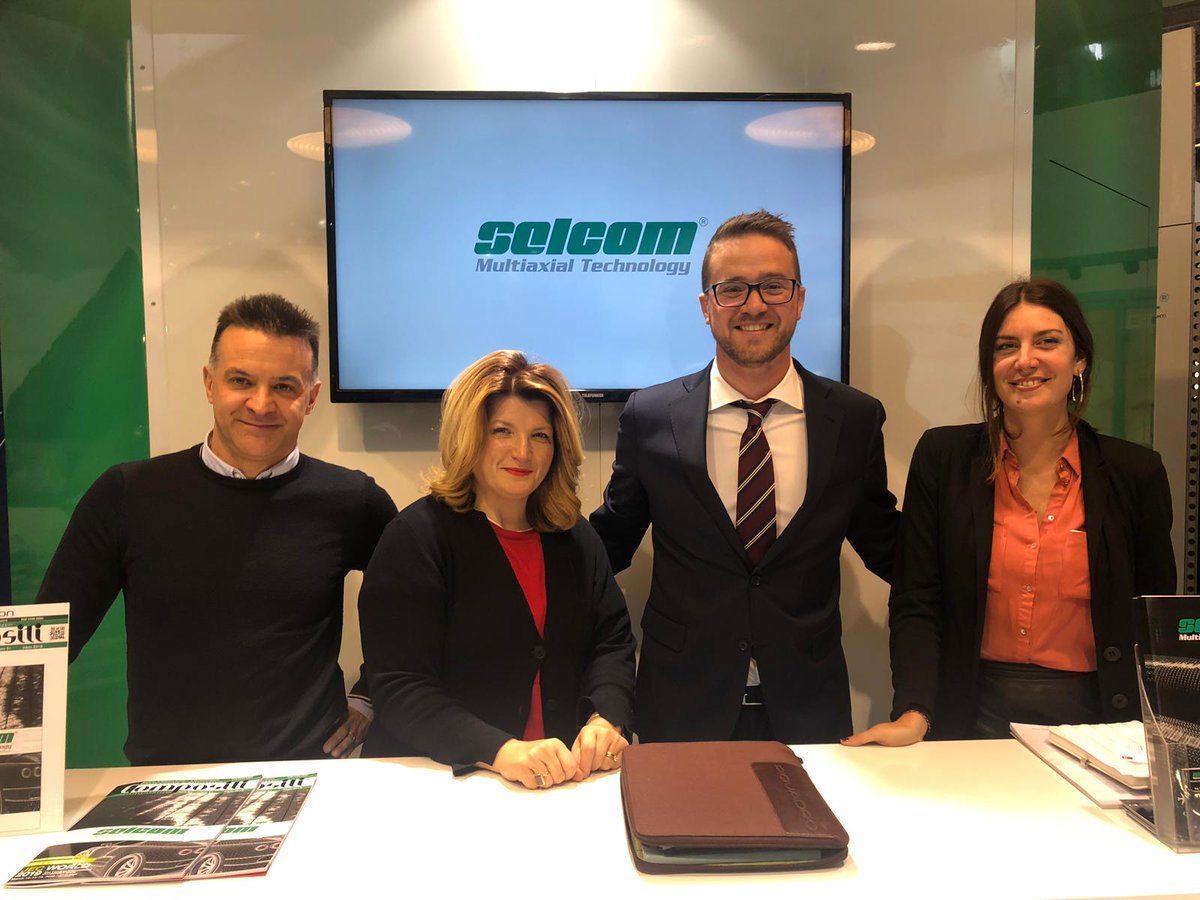 selcom_srl's tweet photo. Selcom style greetings! Tomorrow is the last day of JEC World: come to visit us at HALL 5 BOOTH N30, we are pleased to welcome you at our stand!
#Multiaxialfabrics #Multiaxials #Composites #Compositematerials #JECWorld #JECWorld2019 @JECComposites https://t.co/m5dC8HbzFa