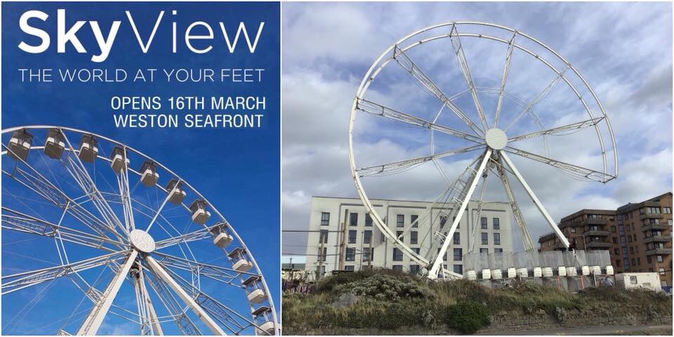 Sky View (@skyviewwheel) on Twitter photo Taking shape on <a href="/WestonSeafront/">Weston Seafront</a> ready for our opening this Saturday <a href="/SkyViewWheel/">Sky View</a> #tourism <a href="/VisitSomerset/">Visit Somerset</a> <a href="/VisitEngland/">VisitEngland</a> <a href="/visitweston/">Visit Weston-super-Mare</a> #fun Taking shape on <a href="/WestonSeafront/">Weston Seafront</a> ready for our opening this Saturday <a href="/SkyViewWheel/">Sky View</a> #tourism <a href="/VisitSomerset/">Visit Somerset</a> <a href="/VisitEngland/">VisitEngland</a> <a href="/visitweston/">Visit Weston-super-Mare</a> #fun