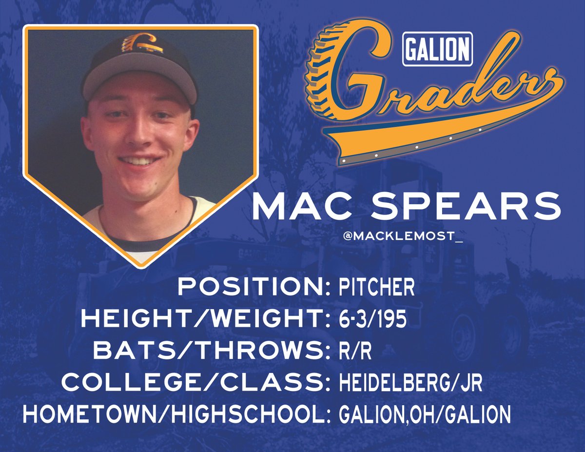GalionGraders's tweet photo. Part 2 and  3 of our Meet the Grader Campaign features the Return of the Mac (Mac Spears @macklemost) and  University of Dayton right hander, Justin Longbrake! https://t.co/DaTA0OSCVh