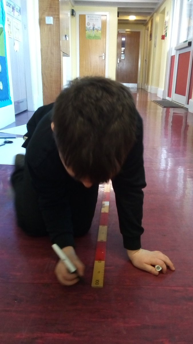 IwbsMr's tweet photo. IDL/Numeracy: Scottish Wars of Independence - trying to create a time line of when things happened. 1m=100cm, 10m=1000cm = 1000 years. He did it all in his own and was very proud! #WatchUsGrow @IWBSFalkirk @oxgangschool https://t.co/33REkKnwLn